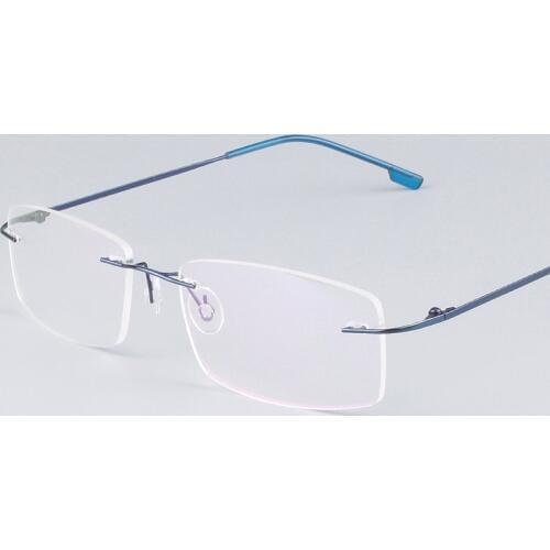 2020 Classic Mens Pure Titanium Rimless Glasses Frames Myopia Optical Frame Ultra-light Titanium Frameless Eyeglasses Frame