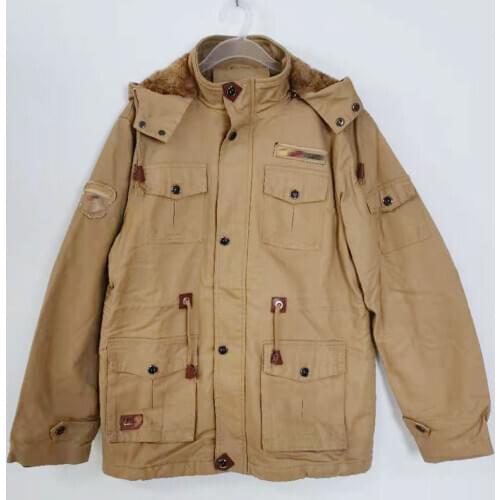 2021 Winter Bomber Jacket Men Air Force Pilot Jacket Warm Men Fur Collar Men Army Tactical Fleece Jacket