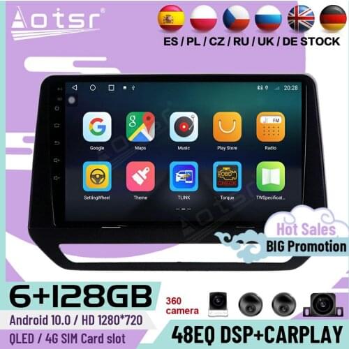 6+128G Carplay Multimedia Stereo Android 10 Player For Renault Triber 2019 GPS Navigation IPS Car Radio Video Receiver Head Unit