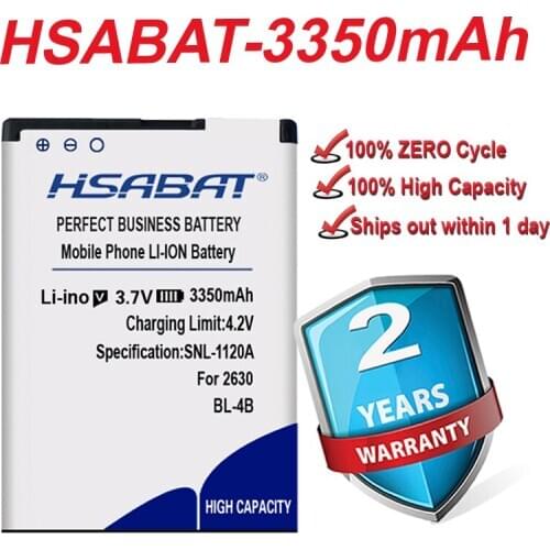New Top Brand 3350mAh Battery for NOKIA BL-4B 2505 3606 3608 2670 2660 2630 5000 6111 7070 7088 7370 7373 7500