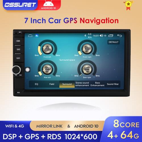 Android 10 2 Din Car radio Multimedia Video Player Universal auto Stereo GPS MAP For Nissan Hyundai Kia toyota