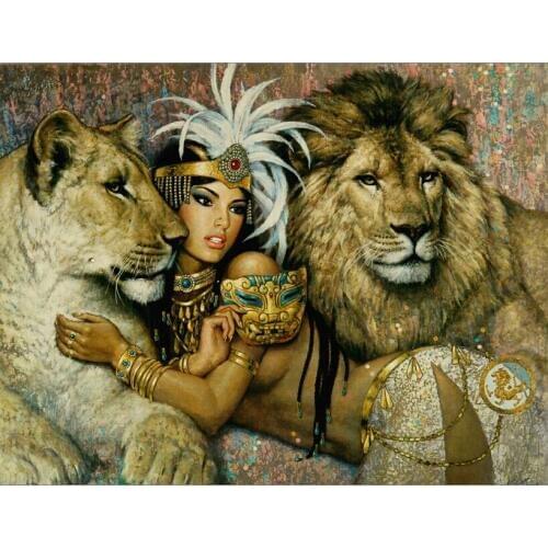 Wild beauty The wooden puzzle 500 pieces ersion jigsaw puzzle white card adult childrens educational toys