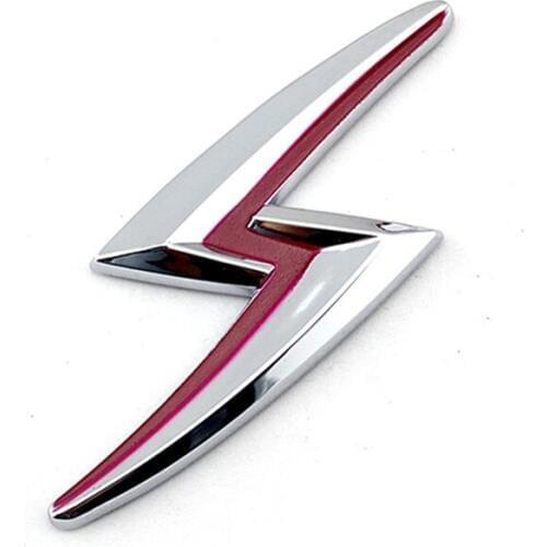 Chrome red color Teana Car S Sticker Badge Emblem Lightning Silvia S15 S14 S13 200SX 240S