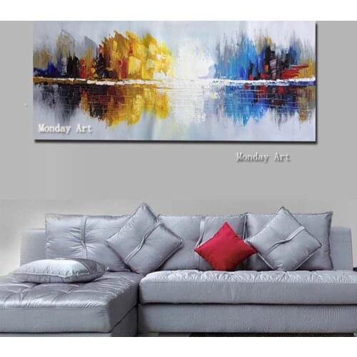 Quadro abstract painting 100% Handpainted Knife Oil Painting Artwork Picture Abstract art picture wall pictures for living room