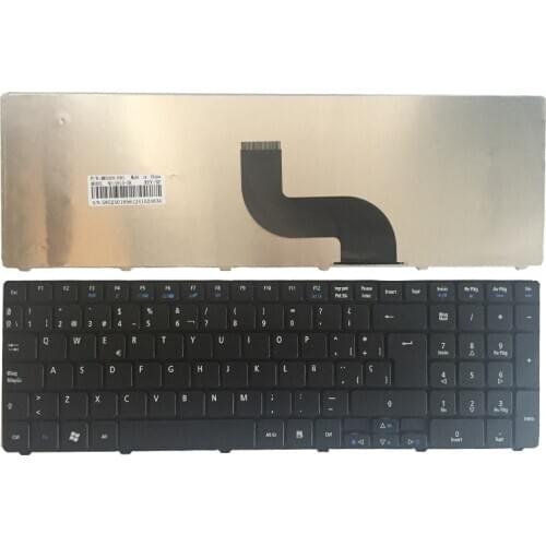 Spanish laptop Keyboard For Acer Aspire 5810 5536 5536G 5738 5738G 5810T 5740 5749 5336 7551 5410 5252 5742G 5742Z Black SP