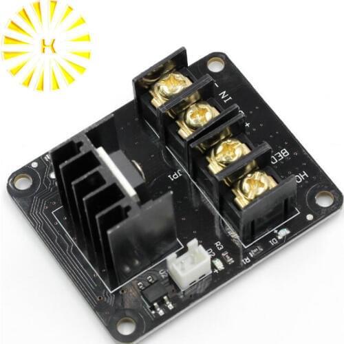 3D Printer Heated Bed Power Module /Hotbed MOSFET Expansion Module Inc 2pin Lead With Cable for Anet A8 A6 A2 Ramps 1.4