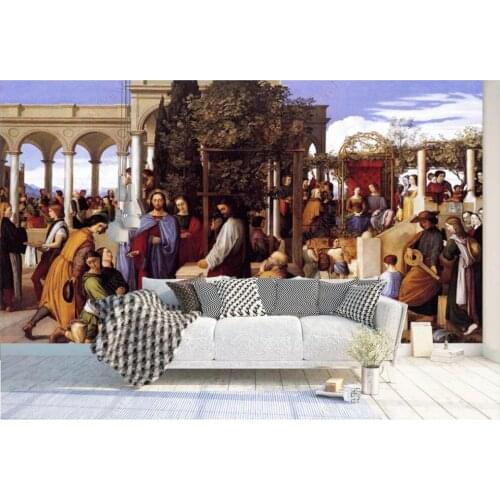 Custom mural 3d photo wallpaper on the wall Italian court party figures home decor living room wallpaper for wall 3 d in rolls