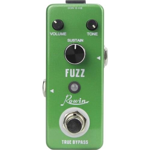 NEW Mini FUZZ Pedal Guitar Effect Aluminum Alloy Shell True Bypass Guitar Parts