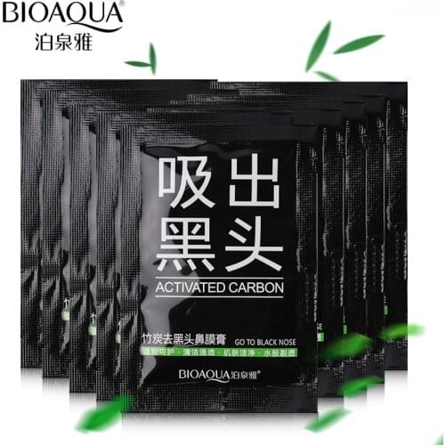 20pcs Face Care BIOAQUA Nose Facial Blackhead Remover Mask Minerals Pore Cleanser Black Head EX Pore Strip