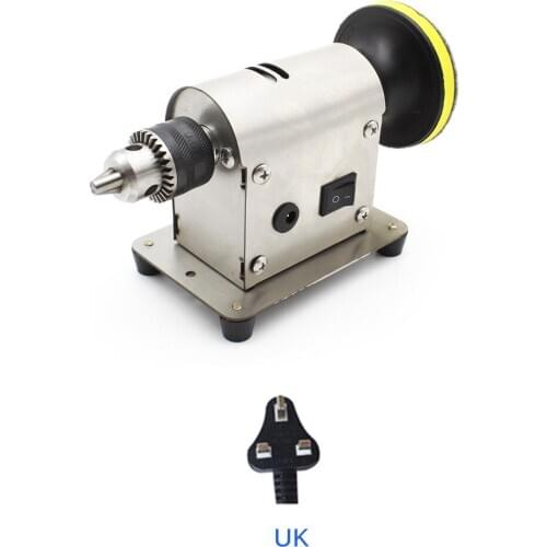 Jewelry Rock Polishing Buffer Machine Jewelry Grinder Mill Polishing Machine Jewelry Benchtop Polisher with 20pc Sandpaper