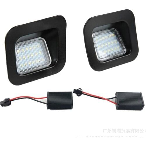 Full LED License Plate Light Lamp Assembly Replacement For 2003-2018 Dodge RAM 1500 2500 3500 Pickup Truck
