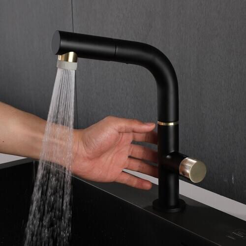 Sensor Kitchen Faucet Pull Out Kitchen Faucet Sensitive Touch Control Faucet Mixer Kitchen Touch Black Sensor Kitchen Mixer Taps