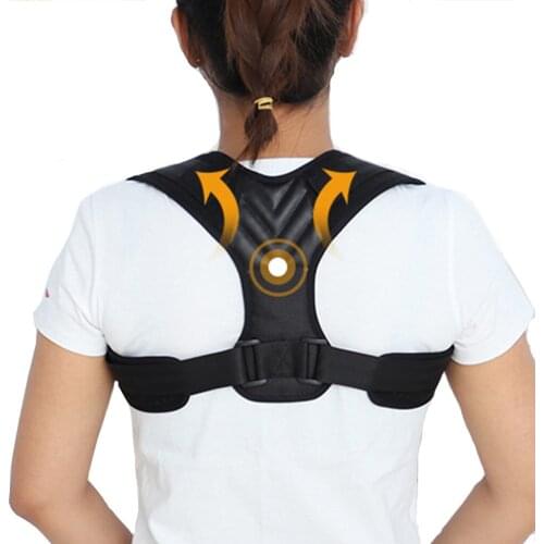 Sitting Posture Corrector Adjustable Shoulder Back Chest Lumbar Brace Support Belt Corset kyphosis spine corretor de postura