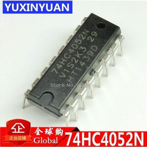 SN74HC4052N 74HC4052N 74HC4052 DIP16 Dual 4 Select 1 Analog Switch 10PCS/LOT