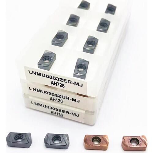 High-quality carbide LNMU0303ZER MJ AH725 CNC machine tool fast feed insert LNMU0303ZER MJ AH130 Lathe parts EXN03R