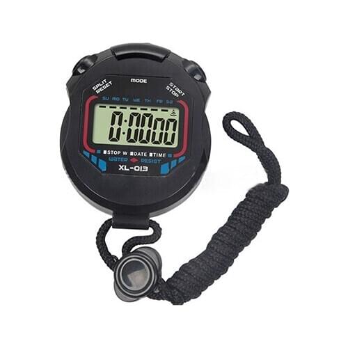 Life Waterproof Digital LCD Stopwatch Chronograph Timer Counter Sports Alarm Erkek Kol Saat Sewing Knitting Ring Finger Counter