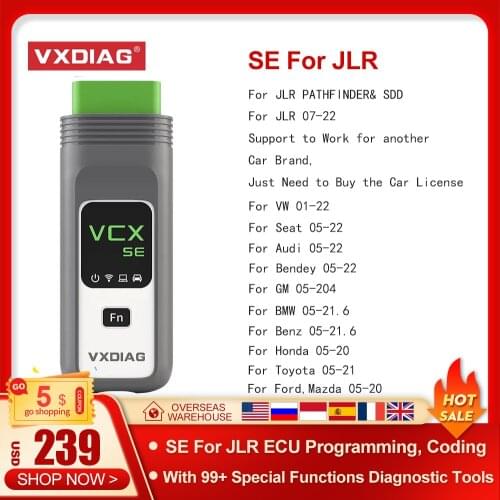 VXDIAG VCX SE For Jaguar For Land Rover OBD2 Diagnostic Tools Testing Equipment WIFI Auto Key Programming Coding Reader Scanner