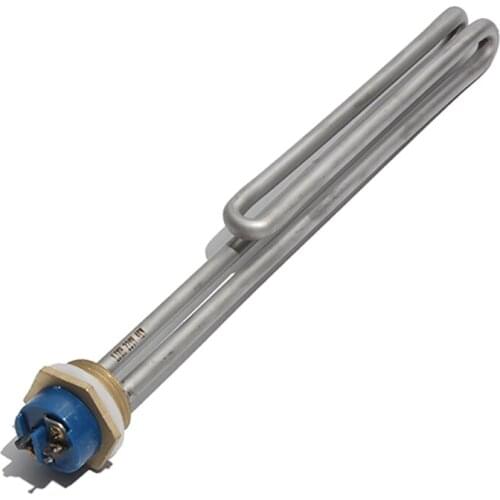 1 Inch/DN25 Thread 201 Stainless Steel Foldback Screw In Type Water Heater Element 1KW/2KW/3KW/4KW/6KW Electric Heating Tube