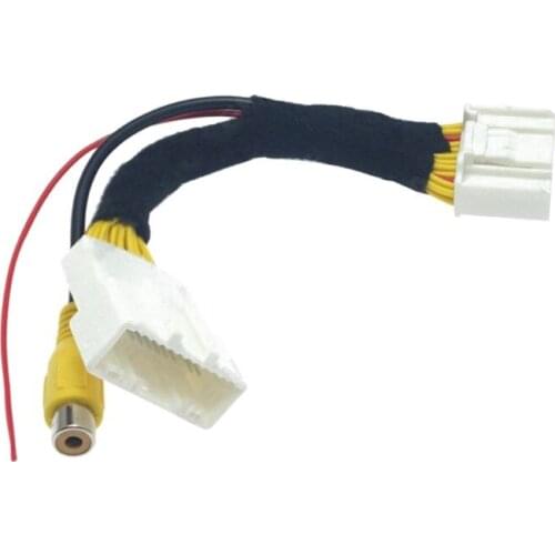 24Pin Video Input Switch Reverse Car Parking Camera RCA Adapter Line for-Renault