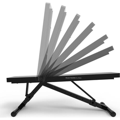 7 Level Adjust Weight Bench, Home Training Gym Weight Lifting Ab Bench, Flat Incline Multiuse Exercise Workout Dumbbell Bench