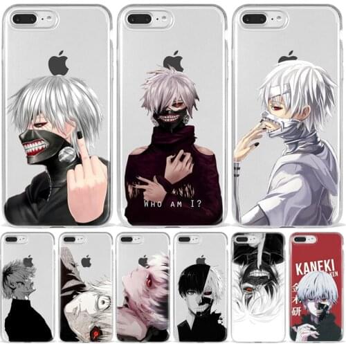 Anime Tokyo Ghoul Japan Suave Phone Case for iPhone 11 12 Pro MAX XS X XR 7 8 6s Plus Transparent Cover Coque