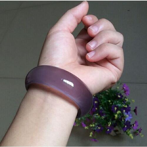 Pure Natural Brazil Purple Chalcedony Agate Bracelet Fashion Temperament Jewelry Gems Accessories Gifts Wholesale