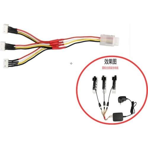 Hubsan ZINO H117S Quadcopter Drone Parts 3-in-1 Battery Charging Cable Balance Battery Charge Cord Line Adapter