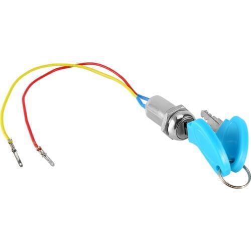 Ignition Key Switch Lock Scooter 2-Wire ATV Moped Go Kart Moto Pocket Dirt Bike New