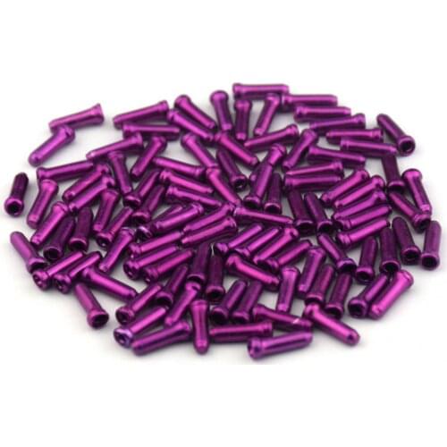 Universal 200Pcs Lightweight Bike Brake Cable Tail Caps Eco-friendly Brake Cable Caps Colorful Bicycle Part