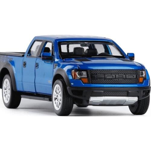 Best selling 1:32 F-150 pickup alloy model,simulation die-cast sound and light pull back,collection&gift,free shipping