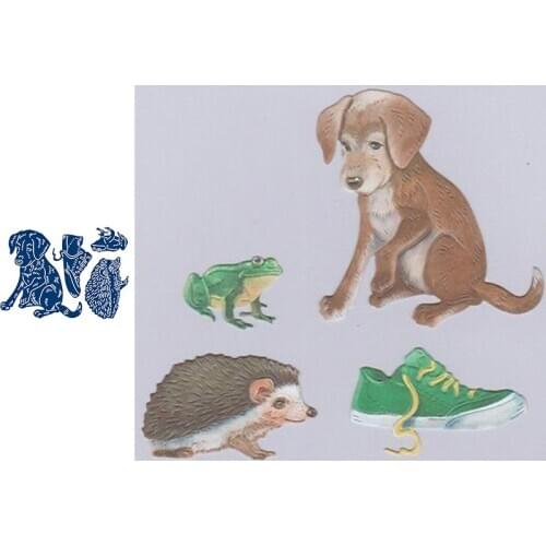 Dog Hedgehog Metal Cutting Dies for Scrapbooking and Card Making Craft 2019 New die cuts