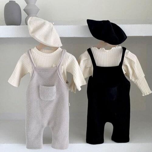 MILANCEL 2021 Autumn New Baby Clothes Newborn Romper Infant Overalls Korean Toddler Jumpsuit Baby Boy Clothing