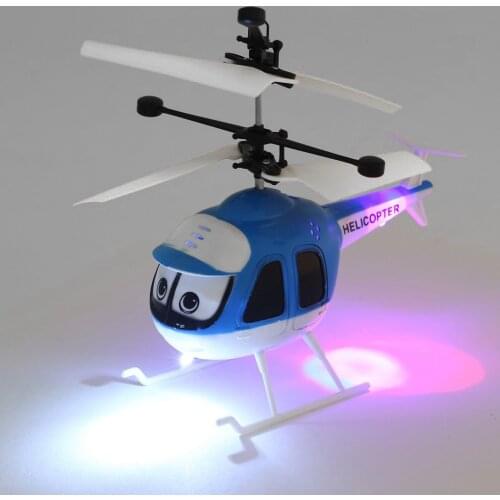 Mini RC Helicopter Induction Flying Toys RC Helicopter USB Charge Cartoon Remote Control Drone Kid Plane Toys Indoor Flight Toys