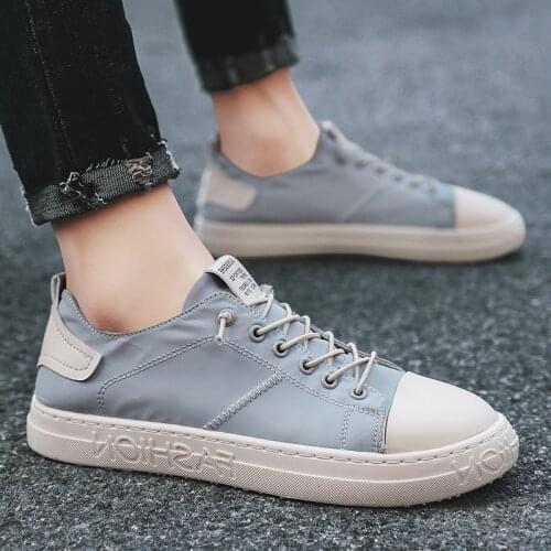 Men Shoes Autumn 2020 New Casual Trendy Shoes Korean Fashion Trendy Cloth Shoes All-match Casual Canvas Low-top Sneakers 39-44