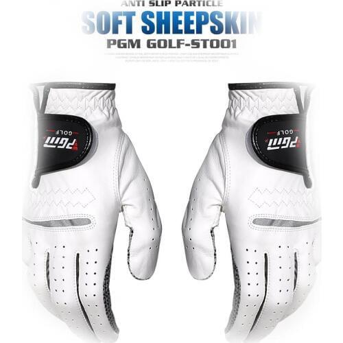 1PCS Non-Slip Sun Block Hand-Guarded Comfortable Men Left Right Hand Soft Breathable Pure Sheepskin Genuine Leather Golf Gloves