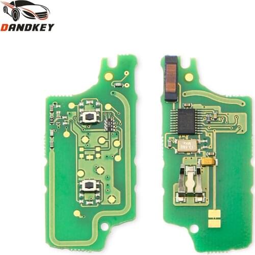 Dandkey ID46 For Peugeot 207 307 308 407 607 807 For Citroen C2 C3 C4 C5 C6 2/3BT ASK/FSK Remote Key Circuit Board CE523/CE536