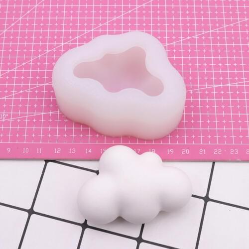 Clouds Shape Silicone Candle Molds Handcraft Cute Ornaments Making Tool Practical DIY Soap Mould Candle Mold