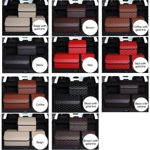 Foldable Multipurpose Car Folding Storage Box Organizer Case Auto Multi-use Tools Car organizer box Bags Box isolation layer