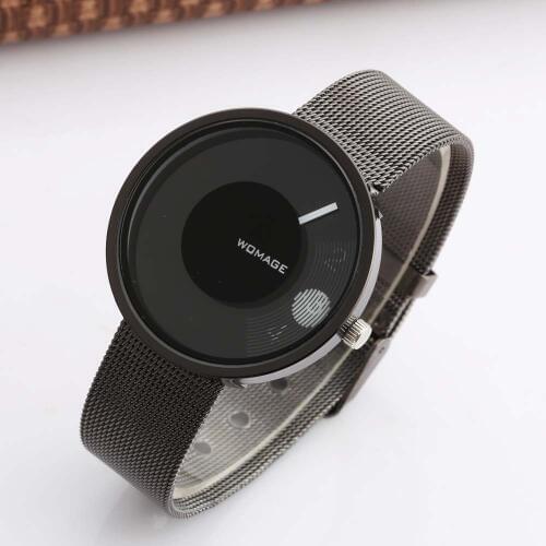 Famous Brand Womage Watch Womens Watches Popular Style Women Quartz Watches Women Watch Stainless Steel Mesh Band