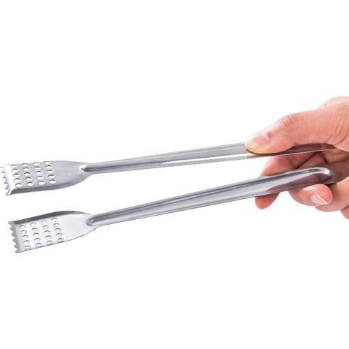 2pcs/set Stainless Steel Food Tongs Kitchen Utensils Gadgets Bbq Tools Meat Cooking Serving Barbecue Grill Baking Accessories