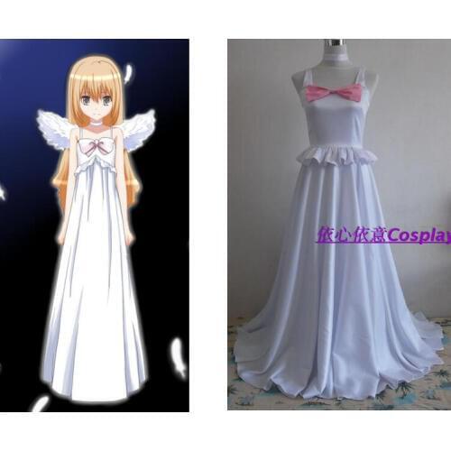 2016 Toradora Aisaka Taiga Cosplay Cosutme TIGER DRAGON Cosplay Japanese Anime Cosplay White Dresses