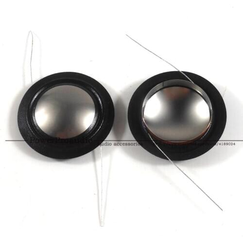 25.9mm Tweeter Voice coil Titanium Film 8ohm Speaker Repair Parts 26 Core For B&W Speaker Copper Clad Aluminum Coil 2PCS