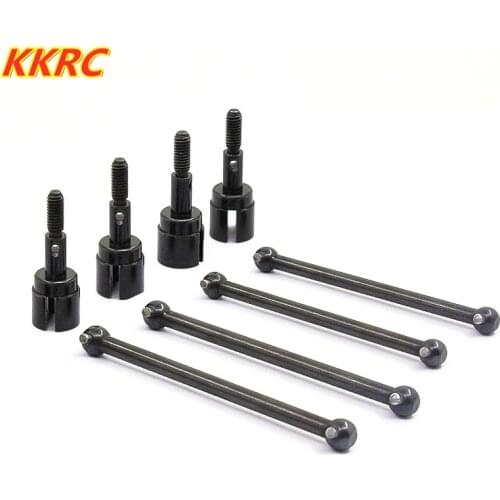 8pcs HSP Metal Drive Shaft 61mm Dogbone & Stub Wheel Axle 02033 & 02003 For 1/10 94123 94122