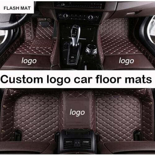 Custom LOGO car floor mats for ssangyong all models ssangyong actyon ssangyong korando rexton auto accessories