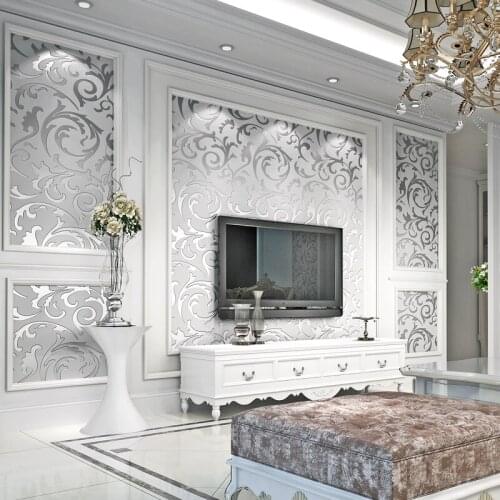 Beibehang PVC style court scorpion Shao series of non woven wallpaper walkway restaurant room bedroom bedside background tapety