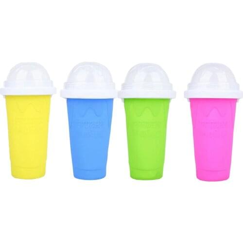 Quick Frozen Smoothies Cup Double Layer Drinks Slushy Maker Mug Milk Shake