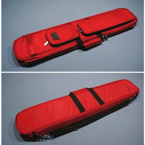 Schung 1/2 Billiard Pool Cue Case Brown Portable Durable High Capacity Billar Case Billar case Professional Billiard Accessories