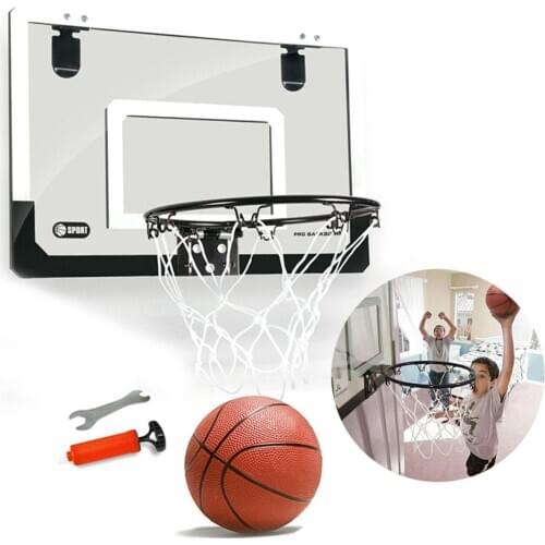 Kids Hanging Basketball Hoop Indoor Basket Ball for Door Mini Basketball Board Family Basket Children Game Basketball Toy Set