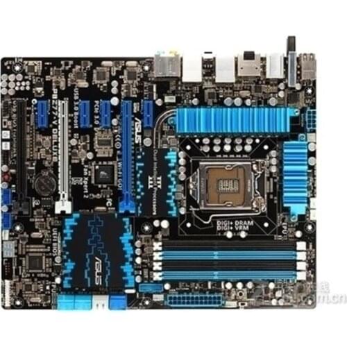 For ASUS P8Z77-V DELUXE Computer Motherboard LGA 1155 DDR3 For Intel Z77 P8Z77 Desktop Mainboard SATA II PCI-E X16 Used