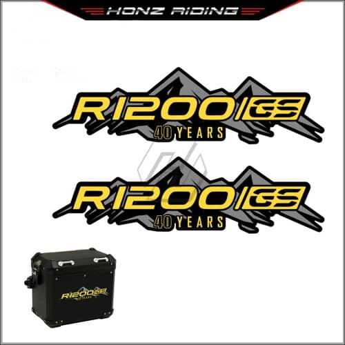 For BMW Motorrad Aluminum Box R1200GS R1250GS ADV 40 Year Decals Motorcycle Sticker